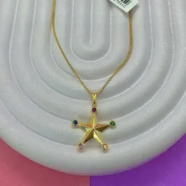 COLAR ESTRELA CADENTE COLOR CO683