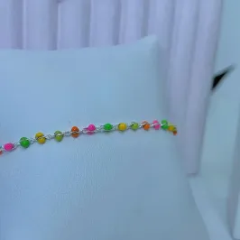 PULSEIRA BOLINHAS DE RESINA COLORS PP1328