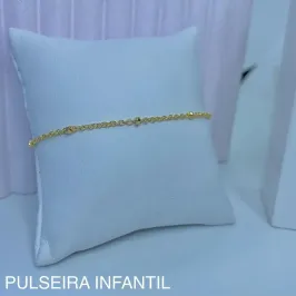 PULSEIRA INFANTIL CORRENTINHA E BOLINHAS PO1329
