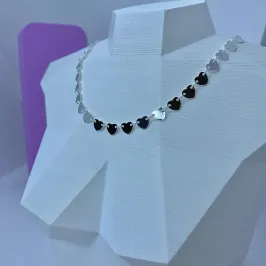 CHOKER DISQUINHOS DE CORAÇÃO CP1385