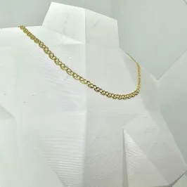 COLAR CORRENTE CORAÇÕES TRABALHADOS 50CM CO1442