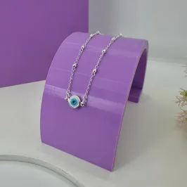 COLAR BOLINHAS E OLHO GREGO 45CM CP1434