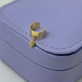 PIERCING FAKE LISO COM CORAÇÃO PFO1526
