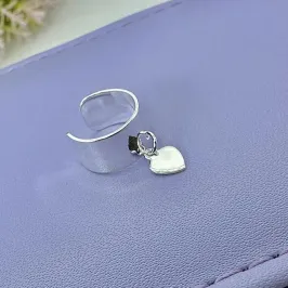 PIERCING FAKE LISO COM CORAÇÃO PFP1525