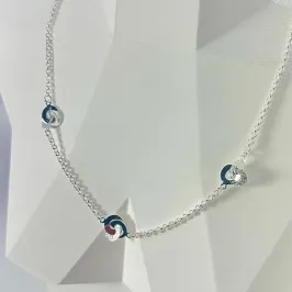 CHOKER CIRCULOS ENTRELAÇADOS CP1585