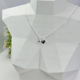 CHOKER MINI CORAÇAO E PONTO DE LUZ CP1793