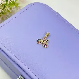 PINGENTE BIKE CRAVEJADA PGO1805