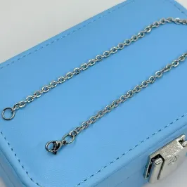 PULSEIRA CADEADO ACHATADO AÇO 316L PS1877