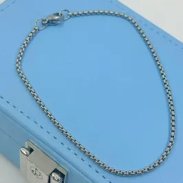 PULSEIRA ELO PIPOCA 1MM AÇO 316L PS1891