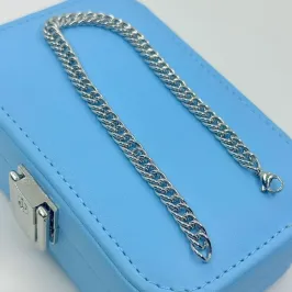 PULSEIRA ELOS ENTRELAÇADOS ÚNICO AÇO 316L PS1894