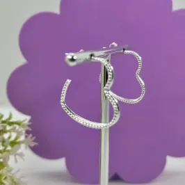 ARGOLA ABERTA CORAÇÃO 2 FIOS BP1914