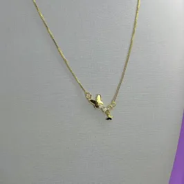 COLAR DUO BORBOLETAS CO1999