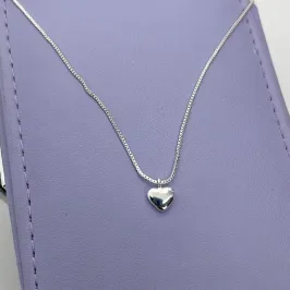COLAR MINI CORAÇÃO MACIÇO CP1995
