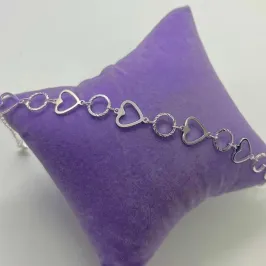 PULSEIRA CORAÇÃO E CIRCULOS VAZADOS  PP1979