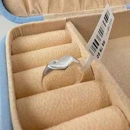 ANEL CORAÇÃO ESTICADO COM PONTO DE LUZ AP2096