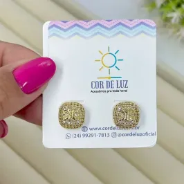 BRINCO GLAMOUR CRAVEJADO BO2163