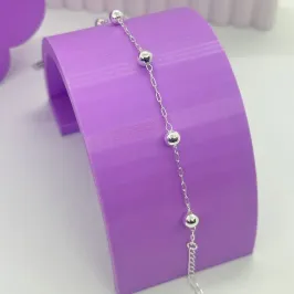 PULSEIRA ELOS E ESFERAS MACIÇAS 2MM PP1975