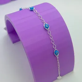 PULSEIRA OLHO GREGO DIAMANTADO PP1959