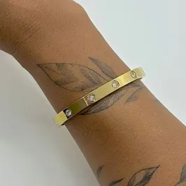 BRACELETE INSPIRAÇÃO LOVE CARTIER AÇO 316L PSO2189