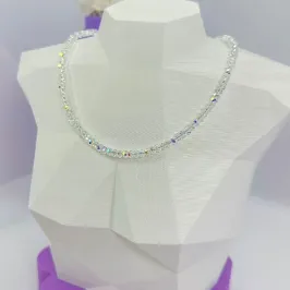 CHOKER CRISTAIS AÇO 316L CS2188