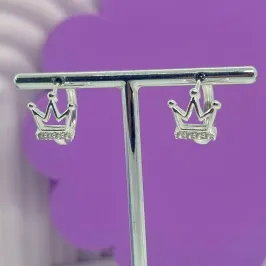 ARGOLA CLICK COROA CRAVEJADA BP2317