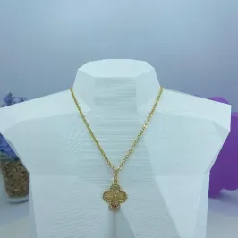 CHOKER TREVO PONTILHADO CO2584