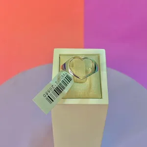 ANEL CORAÇÃO CHEIO VAZADO AP572