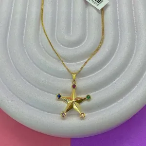 COLAR ESTRELA CADENTE COLOR CO683