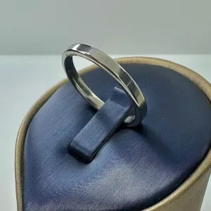 ALIANÇA QUADRADA FINA 3MM AS1483