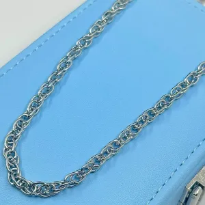 COLAR ELOS ENTRELAÇADOS 70CM AÇO 316L CS1835