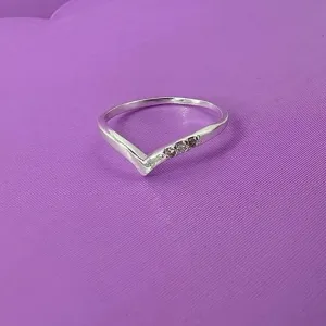 ANEL FALANGE V COM 3 ZIRCÔNIAS AP1419