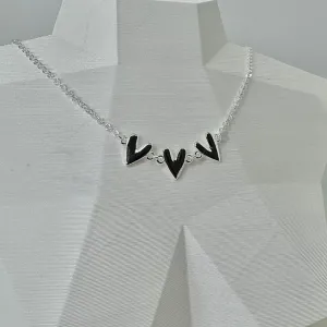 CHOKER 3 CORAÇÕES ESTICADINHOS CP1440