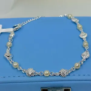 PULSEIRA CONCHINHAS E PÉROLAS PP1973