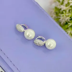 ARGOLA CLICK CRAVEJADA COM PÉROLA BP2145