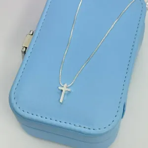 COLAR PING. CRUCIFIXO CHAPA MENOR CP2038