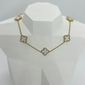 COLAR RÉPLICA VAN CLEEF AÇO 316L CS2225