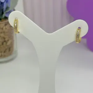 ARGOLA CLICK CRAVEJADA PONTILHADA BO2248