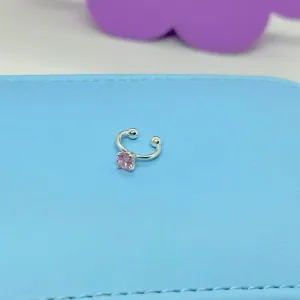 PIERCING FAKE FIO PEDRA PINK PFP1954