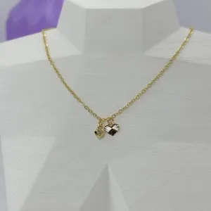 CHOKER MINI CORAÇAO E PONTO DE LUZ  CO1784