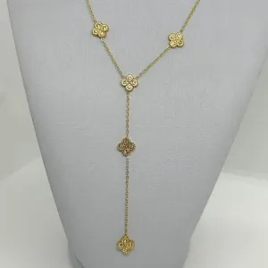 COLAR GRAVATINHA RÉPLICA VAN CLEEF AÇO 316L CS2445