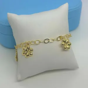 PULSEIRA ELOS COM FLORES PENDURADAS PO2409