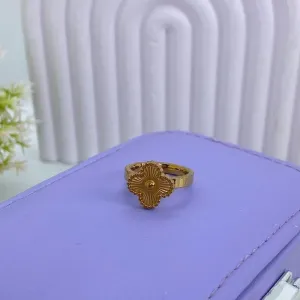ANEL INSPIRAÇÃO VAN CLEEF STEEL 316L ASO2644
