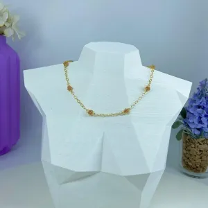 CHOKER CORRENTINHA E BOLINHAS ENROLADINHAS C02582