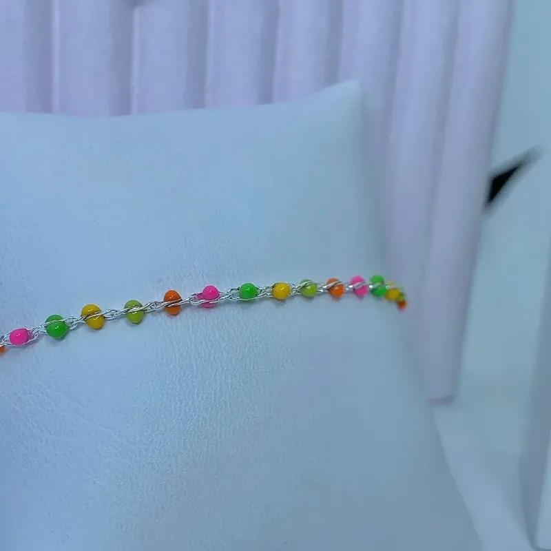 PULSEIRA BOLINHAS DE RESINA COLORS PP1328