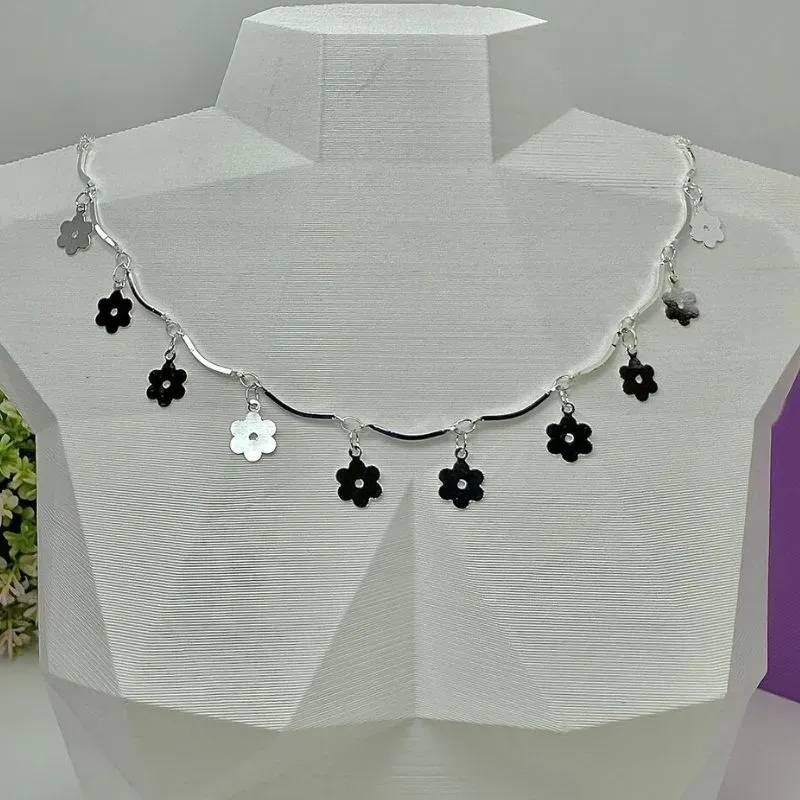 CHOKER MARGARIDAS PENDURADAS CP1503