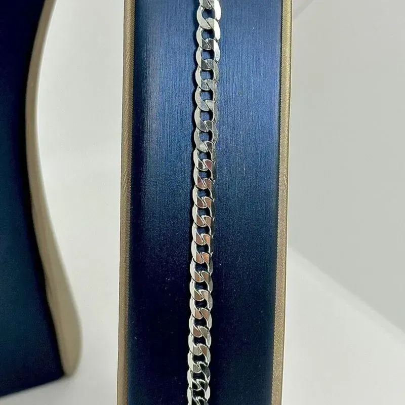PULSEIRA ELO GRUMET DIAMANTADO AÇO 316L PS1640