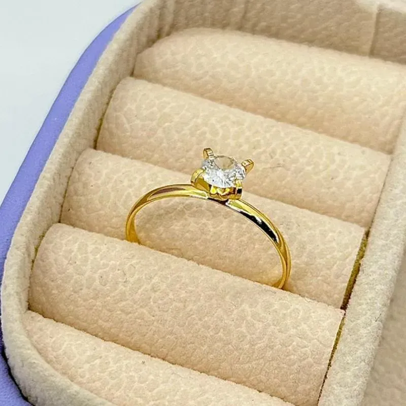 ANEL SOLITÁRIO 4 GARRAS AO1767