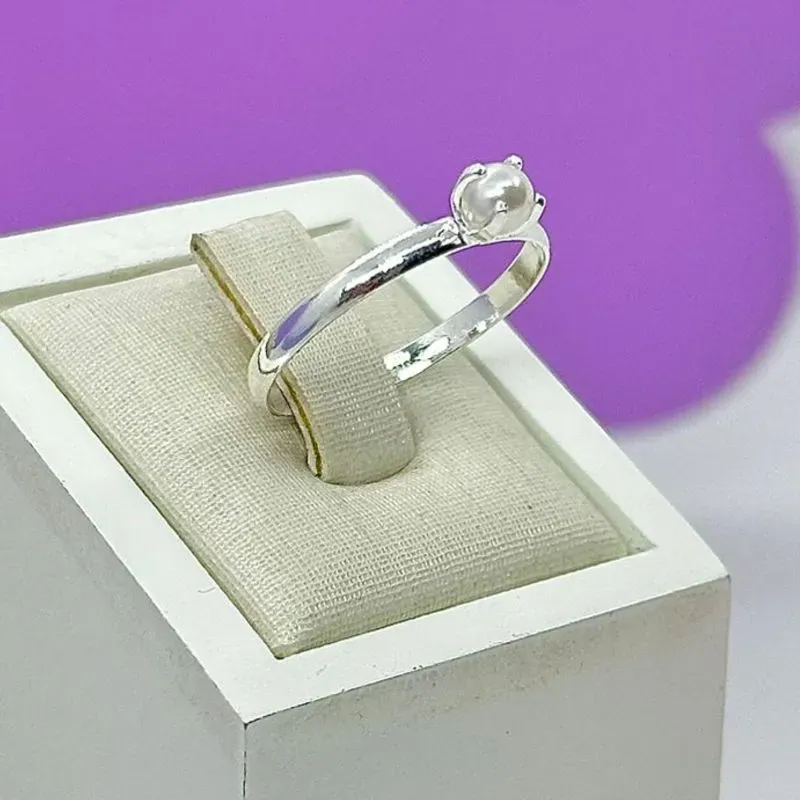 ANEL SOLITÁRIO PÉROLA AP1763