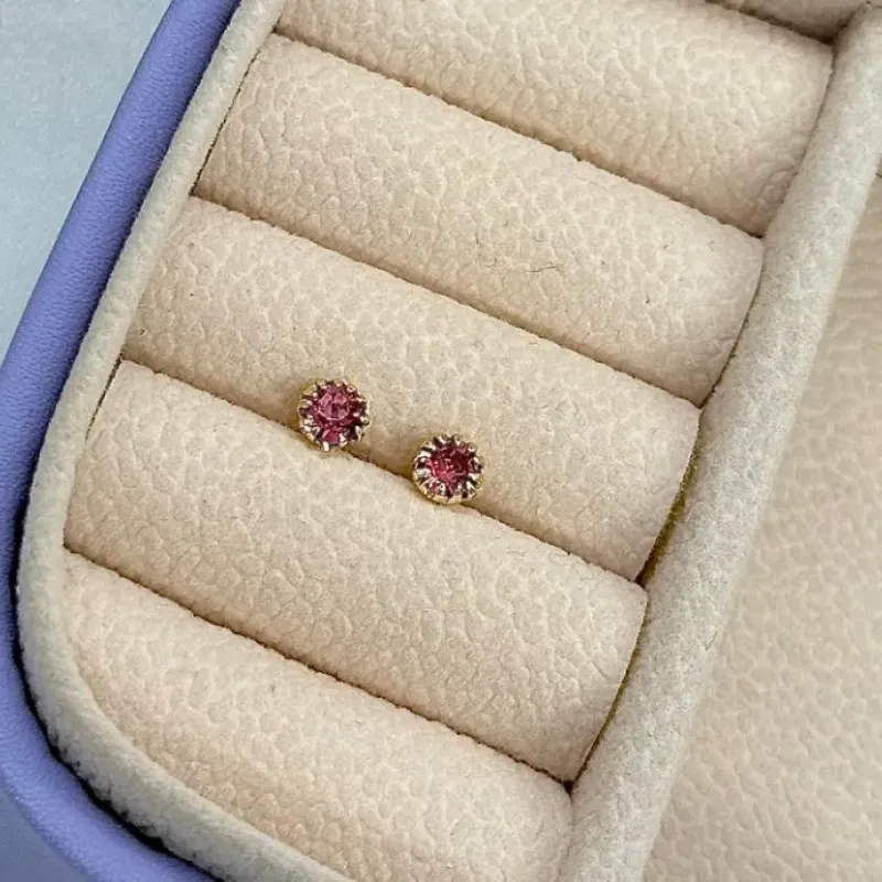 BRINCO PONTO DE LUZ PEQUENO PINK BO1745