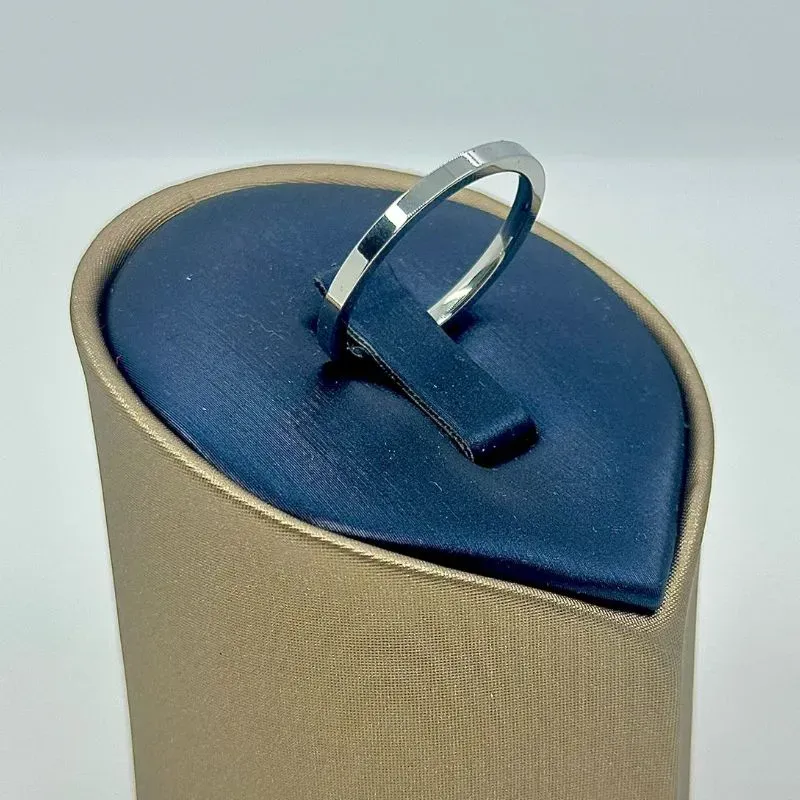 ALIANÇA QUADRADA FINA 2MM AÇO 316L AS1897